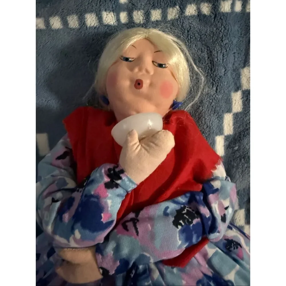 Vintage Soviet Russian Tea Cozy Doll Chaevnitsa Moscow Souvenir Folk Art Doll US